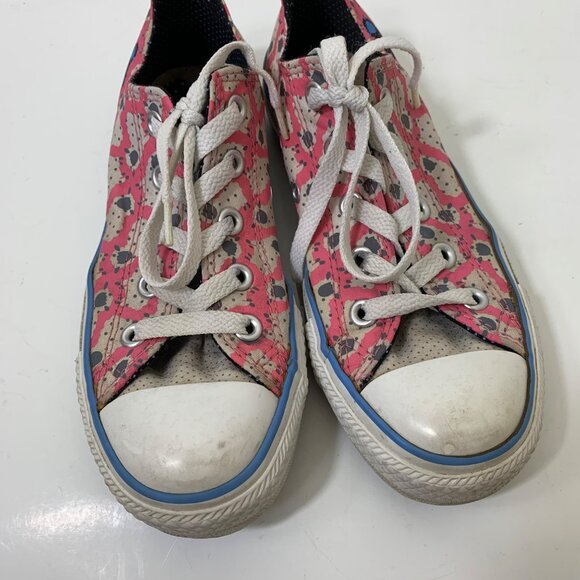 Converse Women’s Pink Sheep Print Low Top Sneakers Size 6 - Picture 6 of 8